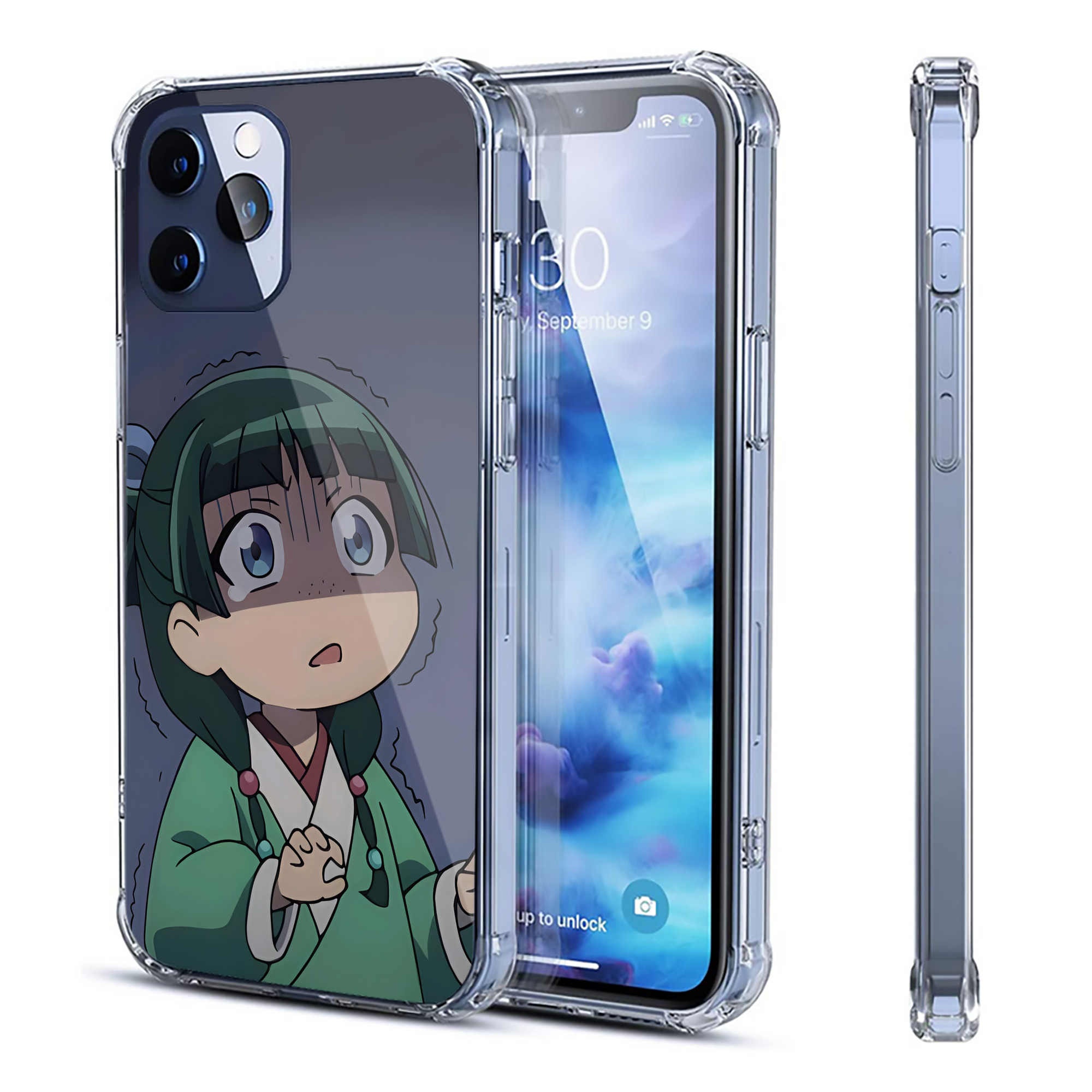 （画像用） 薬屋のひとりごと The Apothecary Diaries 【iPhone 12シリーズ対応】透明スマホケース（クリアソフトケース）
